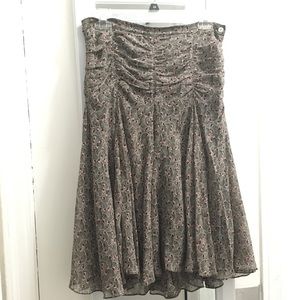 Max Studio Silk Skirt